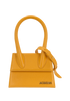 Le Chiquito Moyen, &pound;220, Handbags, Yellow, Leather, Front view